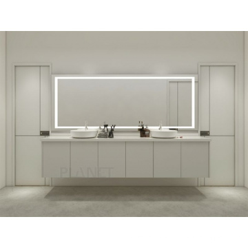 Euro Style High End Black White Bathroom Vanity